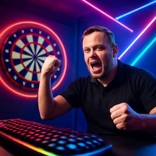 real money casino darts match screen